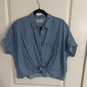 Madewell Light Blue Denim Shirt